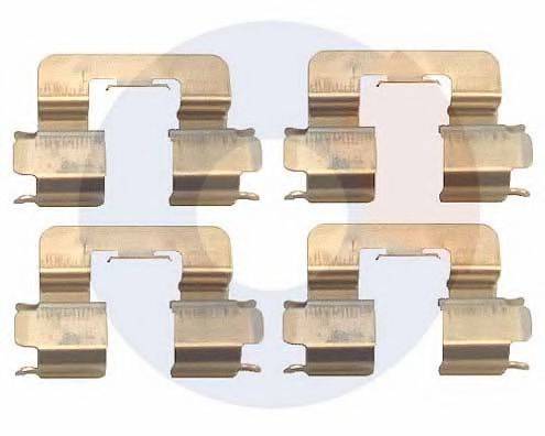 CARRAB BRAKE PARTS 2403 Комплектующие, колодки дискового тормоза