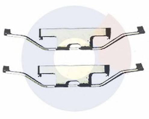 CARRAB BRAKE PARTS 2429 Комплектующие, колодки дискового тормоза