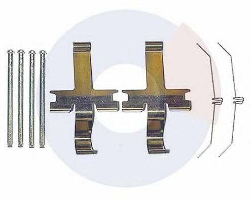 CARRAB BRAKE PARTS 2440 Комплектующие, колодки дискового тормоза