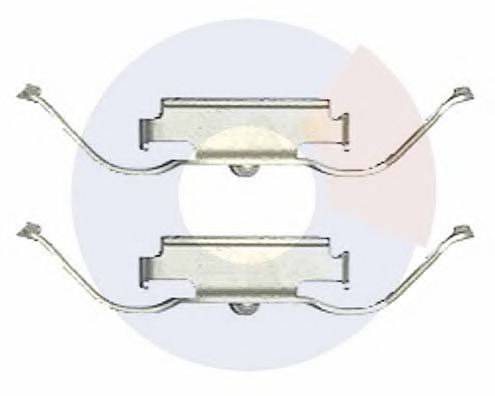 CARRAB BRAKE PARTS 2519 Комплектующие, колодки дискового тормоза