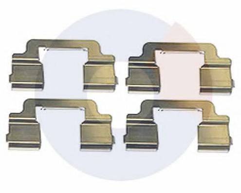 CARRAB BRAKE PARTS 2522 Комплектующие, колодки дискового тормоза