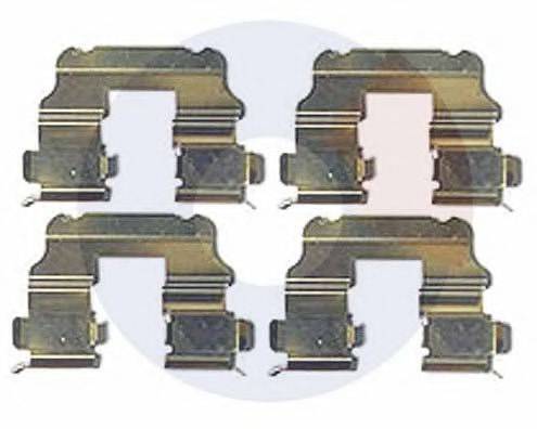 CARRAB BRAKE PARTS 2526 Комплектующие, колодки дискового тормоза