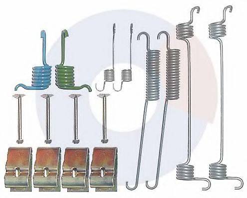 CARRAB BRAKE PARTS 3122 Комплектующие, тормозная колодка
