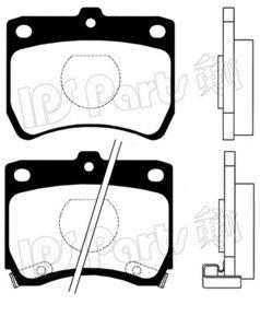 IPS PARTS IBD1332 Комплект тормозных колодок, дисковый тормоз