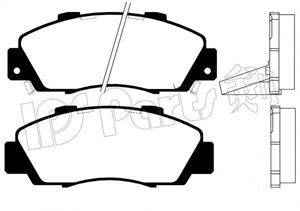 IPS PARTS IBD1432 Комплект тормозных колодок, дисковый тормоз