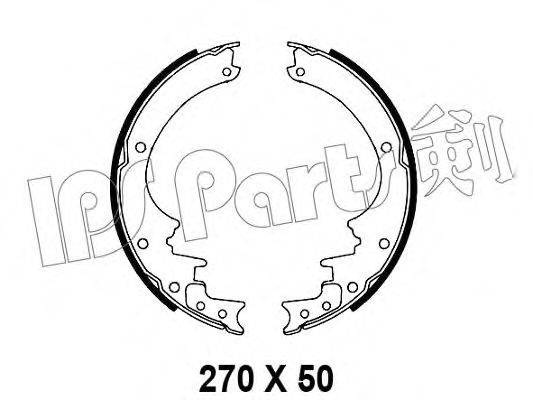 IPS PARTS IBL4132 Тормозные колодки