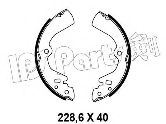 IPS PARTS IBL4134 Тормозные колодки