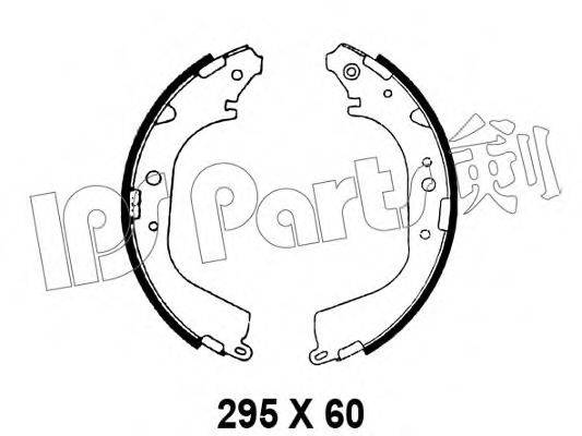 IPS PARTS IBL4140 Тормозные колодки