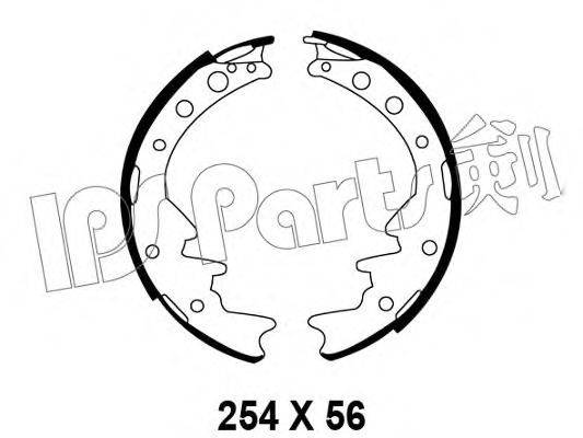 IPS PARTS IBL4233 Тормозные колодки