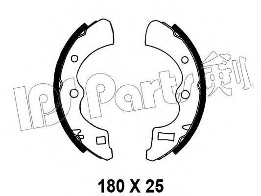 IPS PARTS IBL4404 Тормозные колодки