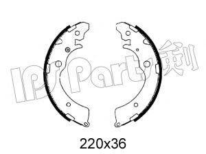 IPS PARTS IBL4411 Тормозные колодки