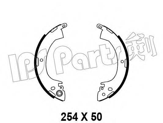 IPS PARTS IBL4501 Тормозные колодки