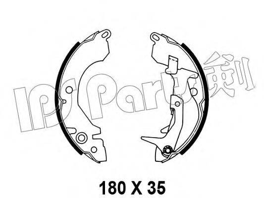 IPS PARTS IBL4526 Тормозные колодки