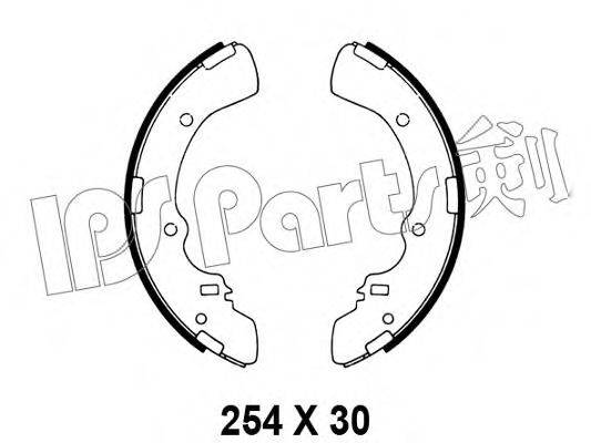 IPS PARTS IBL4528 Тормозные колодки
