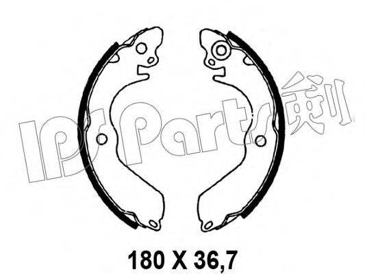 IPS PARTS IBL4587 Тормозные колодки