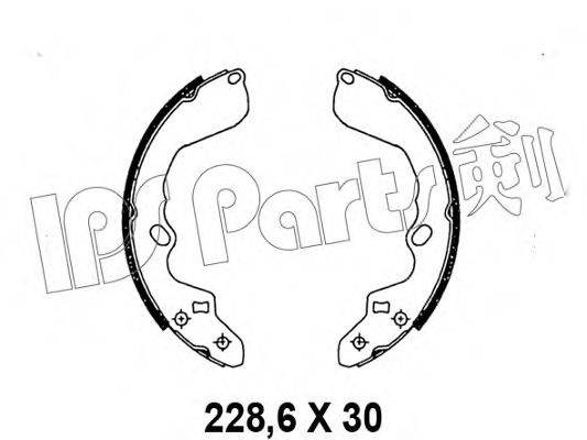 IPS PARTS IBL4K00 Тормозные колодки