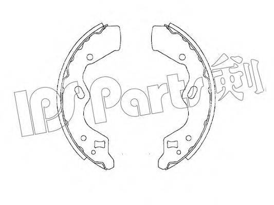 IPS PARTS IBL4K07 Тормозные колодки