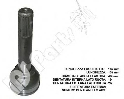 IPS PARTS ICJ10898 Шарнирный комплект, приводной вал
