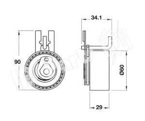 IPS PARTS ITB6347 Устройство для натяжения ремня, ремень ГРМ