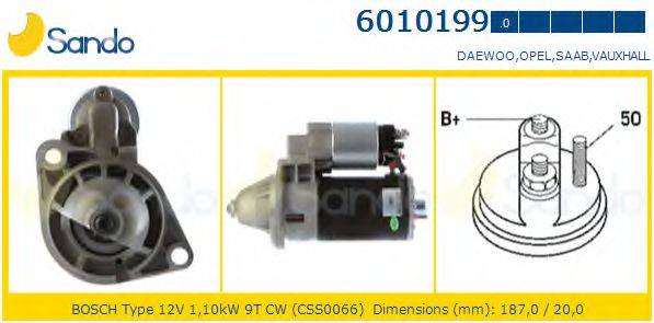 SANDO 60101990 Стартер