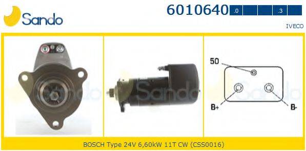 SANDO 60106400 Стартер