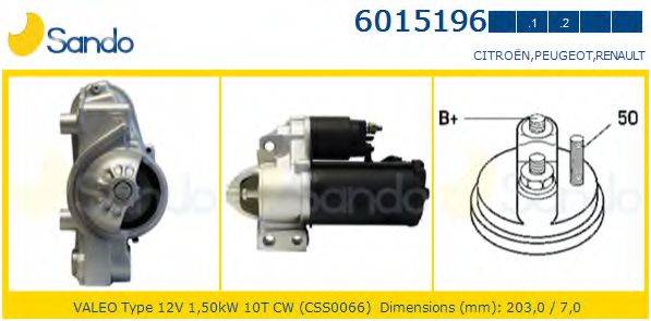 SANDO 60151961 Стартер