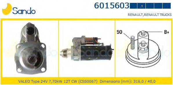 SANDO 60156031 Стартер