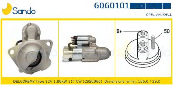 SANDO 60601011 Стартер