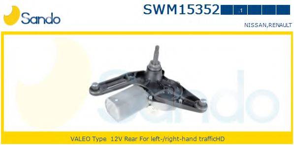 SANDO SWM153521 Двигатель стеклоочистителя