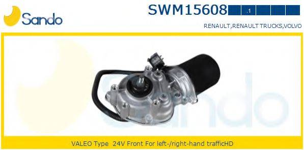 SANDO SWM156081 Двигатель стеклоочистителя