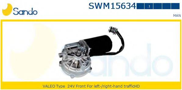 SANDO SWM156341 Двигатель стеклоочистителя