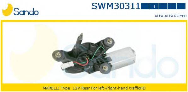 SANDO SWM303111 Двигатель стеклоочистителя