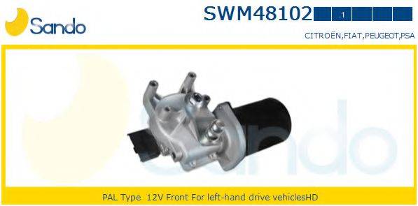 SANDO SWM481021 Двигатель стеклоочистителя