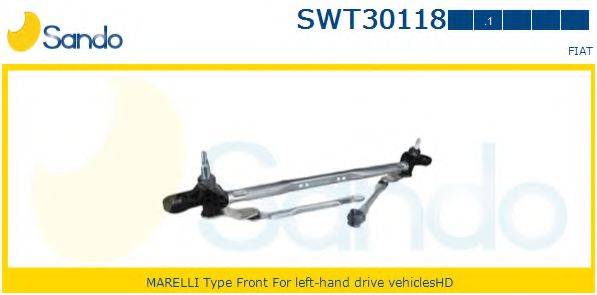 SANDO SWT301181 Система тяг и рычагов привода стеклоочистителя