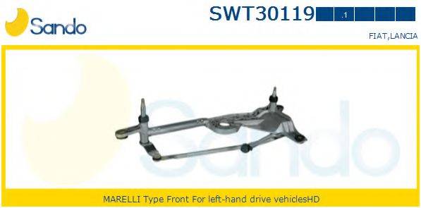 SANDO SWT301191 Система тяг и рычагов привода стеклоочистителя