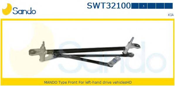 SANDO SWT321001 Система тяг и рычагов привода стеклоочистителя
