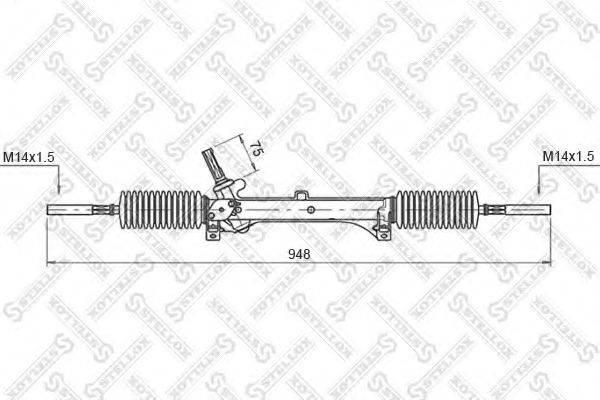 STELLOX 0035005SX Рулевой механизм