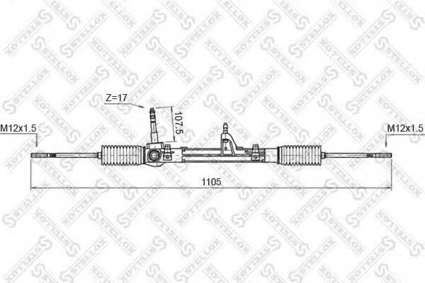 STELLOX 0035011SX Рулевой механизм