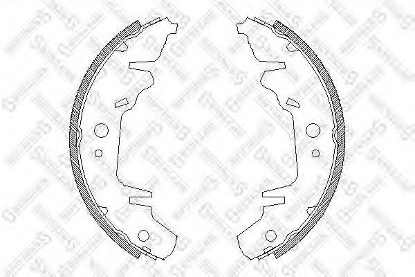 STELLOX 031100SX Комплект тормозных колодок