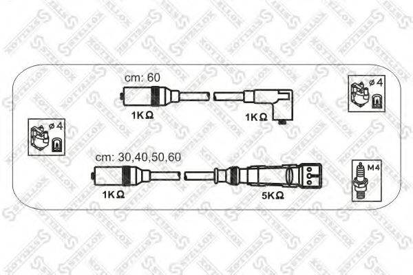 STELLOX 1038337SX Комплект проводов зажигания