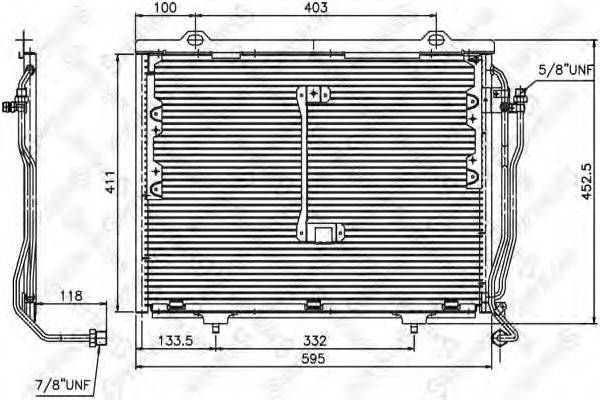 STELLOX 1045055SX Конденсатор, кондиционер