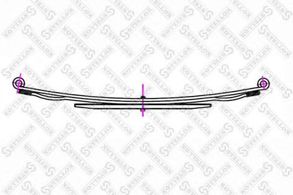 STELLOX 1200010SX Многолистовая рессора