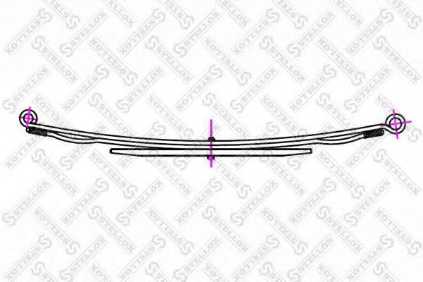 STELLOX 1200013SX Многолистовая рессора