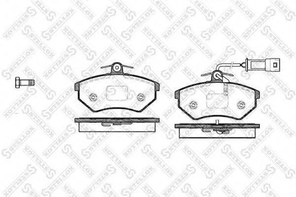 STELLOX 145042SX Комплект тормозных колодок, дисковый тормоз