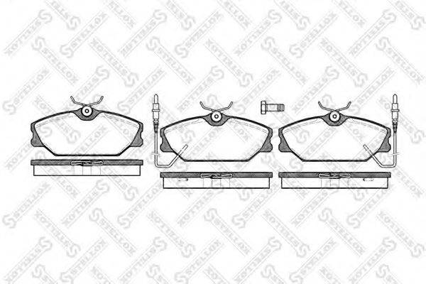 STELLOX 219002BSX Комплект тормозных колодок, дисковый тормоз