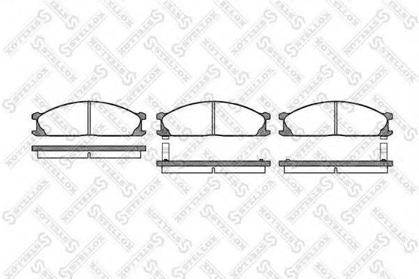 STELLOX 247002SX Комплект тормозных колодок, дисковый тормоз