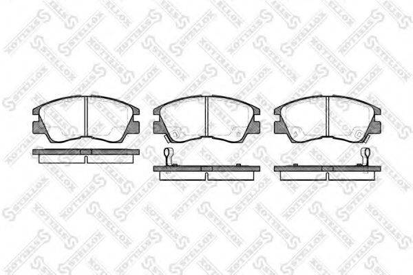 STELLOX 286002SX Комплект тормозных колодок, дисковый тормоз