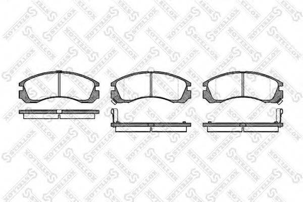 STELLOX 365002SX Комплект тормозных колодок, дисковый тормоз