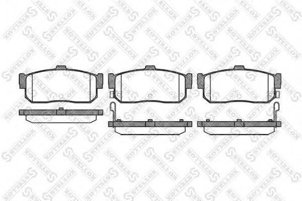 STELLOX 377012SX Комплект тормозных колодок, дисковый тормоз