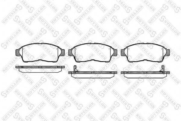 STELLOX 413002BSX Комплект тормозных колодок, дисковый тормоз